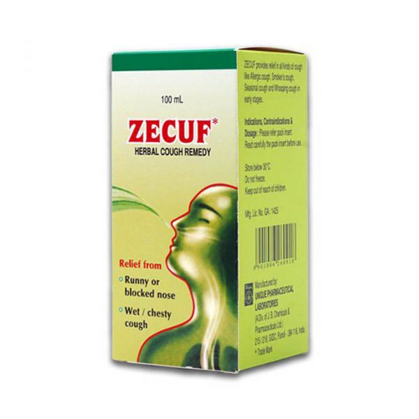 Zecuf Herbal Cough Syrup 100ml Pharmacy and More